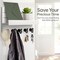 Key Holder for Wall: Easy Installation Mail Organizer Wall Mount Hanging Key Rack for Kitchen and Entryway Decor with 5 Sturdy Key Hooks (White)
